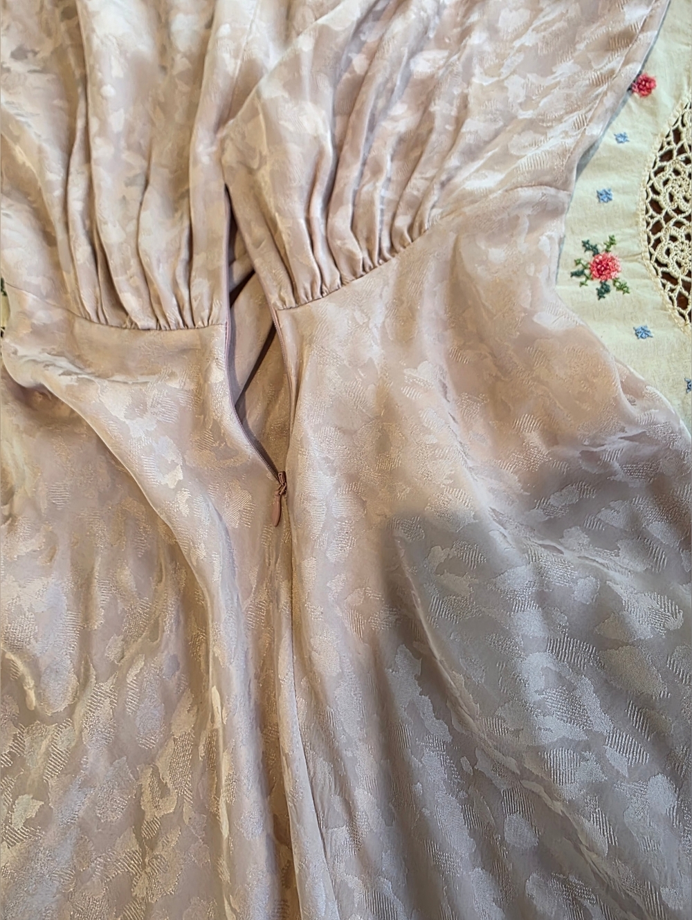 Zadig And Voltaire 100% Silk Rozo Jacquard Leopard Print Lilac dress Size XS - Picture 12 of 16